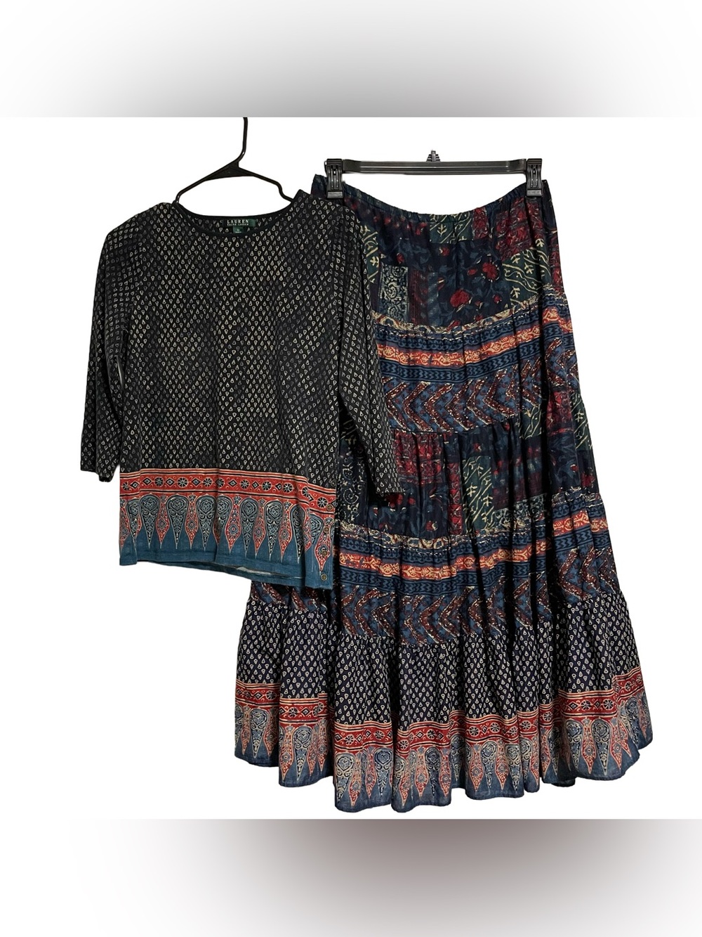 Boho Lauren by Ralph Lauren Shirt and Maci Skirt Set